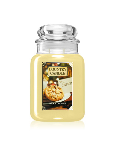 Country Candle Milk & Cookies ароматна свещ 737 гр.