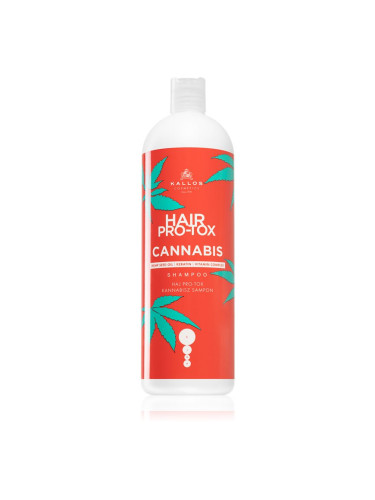 Kallos Hair Pro-Tox Cannabis регенериращ шампоан  с конопено масло 1000 мл.