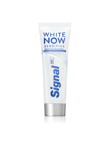 Signal White Now Sensitive избелваща паста за зъби за чувствителни зъби 75 мл.