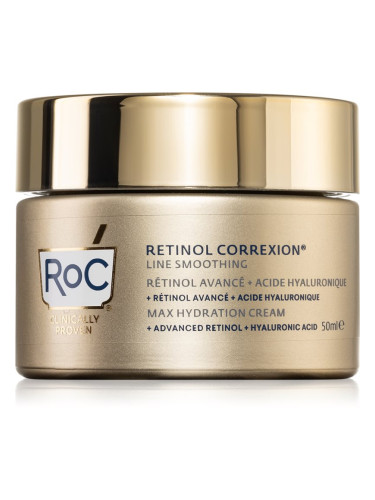 RoC Retinol Correxion Line Smoothing хидратиращ крем  с хиалуронова киселина 50 мл.