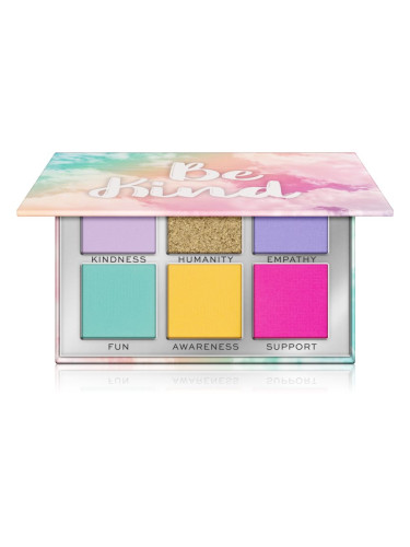 Makeup Revolution Power Shadow Palette палитра сенки за очи цвят Be Kind 6,6 гр.