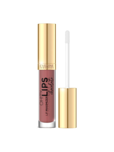 Eveline Cosmetics OH! my LIPS Lip Maximizer блясък за устни  с пчелна отрова цвят Chocolate 4,5 мл.