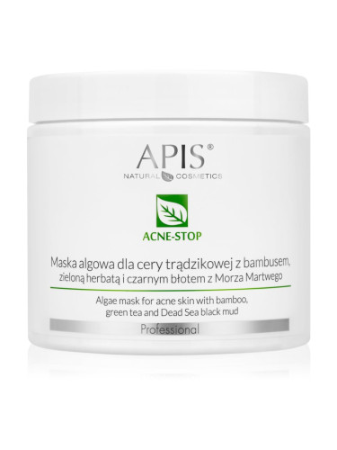 Apis Natural Cosmetics Acne-Stop Professional почистваща и омекотяваща маска за мазна кожа склонна към акне 200 гр.