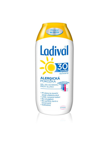 Ladival Allergic защитен крем-гел за слънчеви бани против слънчеви алергии SPF 30 200 мл.