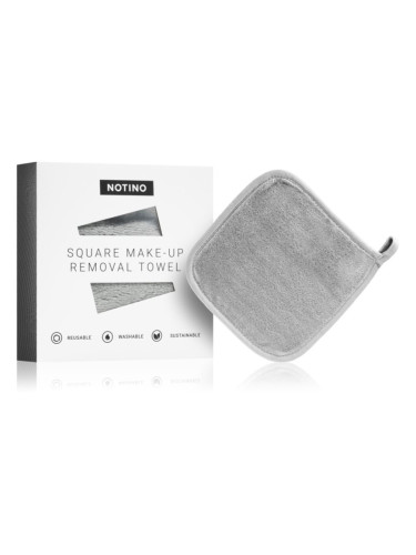 Notino Spa Collection Square Makeup Removing Towel кърпа за отстраняване на грим цвят Grey 1 бр.