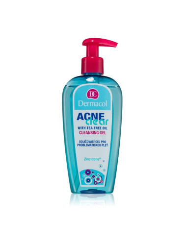 Dermacol Acne Clear почистващ гел за лице за проблемна кожа 200 мл.