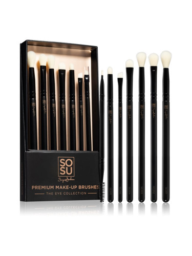 SOSU Cosmetics Premium Brushes The Eye Collection комплект четки 7 бр.