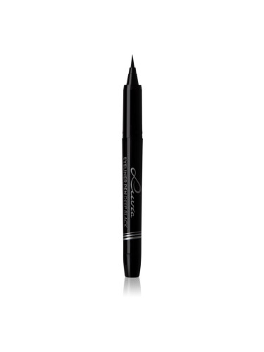 Luvia Cosmetics Eyeliner Pen водоустойчива очна линия с матиращ ефект цвят Deep Black 1 мл.