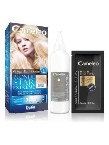 Delia Cosmetics Cameleo Blonde Star Extreme изсветляваща пудра с кератин 25 гр.
