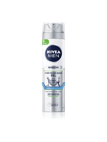 Nivea Men Sensitive гел за бръснене с успокояващ ефект 200 мл.
