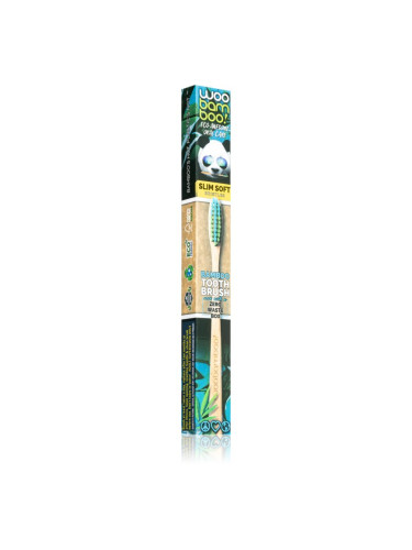 Woobamboo Eco Toothbrush Slim Soft бамбукова четка за зъби Slim Soft 1 бр.
