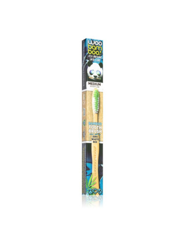 Woobamboo Eco Toothbrush Medium бамбукова четка за зъби медиум 1 бр.
