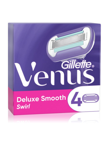 Gillette Venus Deluxe Smooth Swirl Резервни остриета 4 бр.