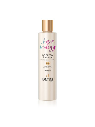 Pantene Hair Biology De-Frizz & Illuminate шампоан за суха и боядисана коса 250 мл.