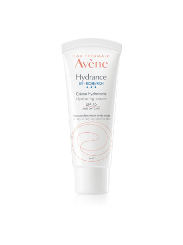Avène Hydrance UV - Riche / Rich хидратиращ крем за чувствителна кожа SPF 30 40 мл.