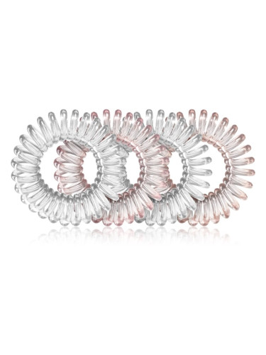 Notino Hair Collection Hair rings ластици за коса clear and nude 4 бр.