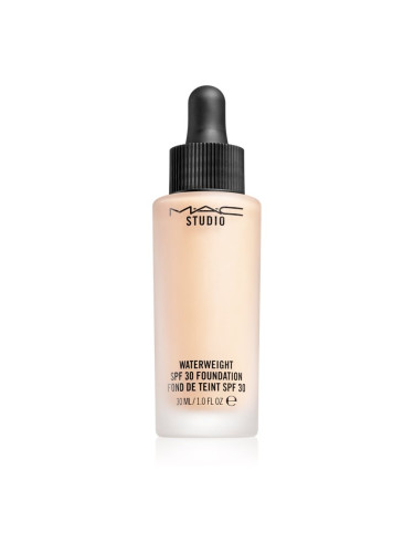 MAC Cosmetics Studio Waterweight SPF 30 Foundation лек хидратиращ фон дьо тен SPF 30 цвят NC 15 30 мл.