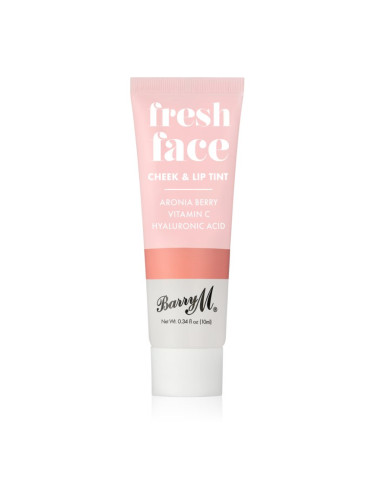 Barry M Fresh Face течен руж и блясък за устни цвят Peach Glow 10 мл.