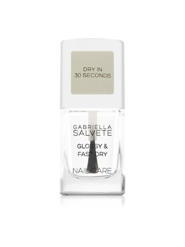 Gabriella Salvete Nail Care Glossy & Fast Dry бързосъхнещ топ лак за нокти 11 мл.