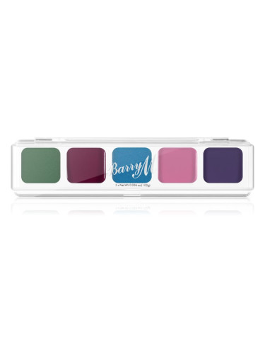Barry M Mini Palette кремообразни сенки за очи цвят The Jewels 5,1 гр.