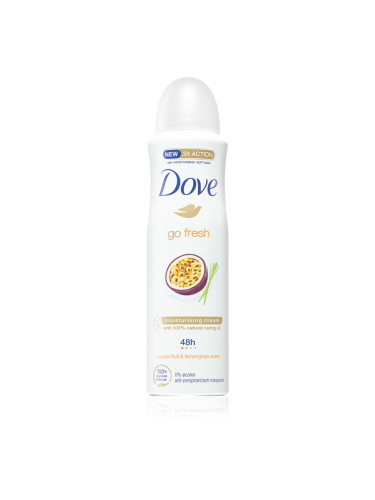 Dove Go Fresh Antiperspirant антиперспирант-спрей Passion Fruit & Lemongrass 150 мл.
