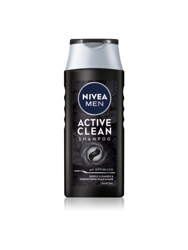 Nivea Men Active Clean шампоан с активен въглен за мъже 250 мл.