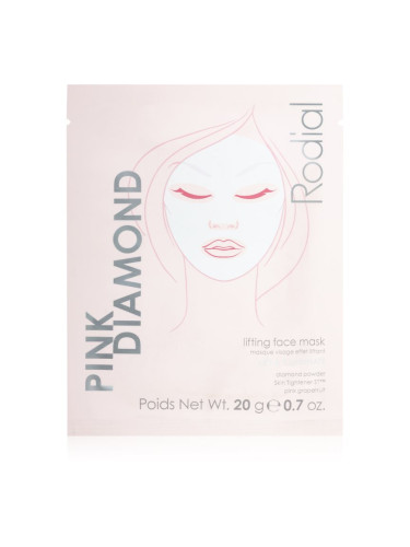 Rodial Pink Diamond Lifting Face Mask лифтинг платнена маска за лице 1 бр.