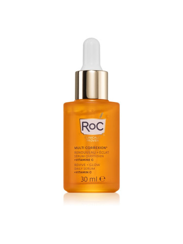 RoC Multi Correxion Revive + Glow озаряващ серум с витамин С на лицето и шията 30 мл.