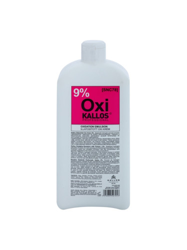 Kallos Oxi кремообразен оксидант 9% за професионална употреба 1000 мл.