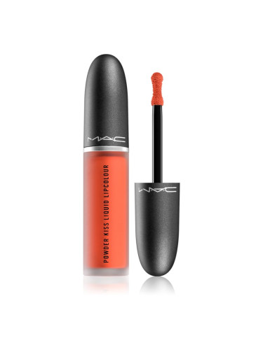 MAC Cosmetics Powder Kiss Liquid Lipcolour матиращо течно червило цвят Resort Season 5 мл.