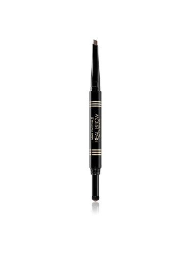 Max Factor Real Brow Fill & Shape молив за вежди цвят 02 Soft Brown 0.6 гр.