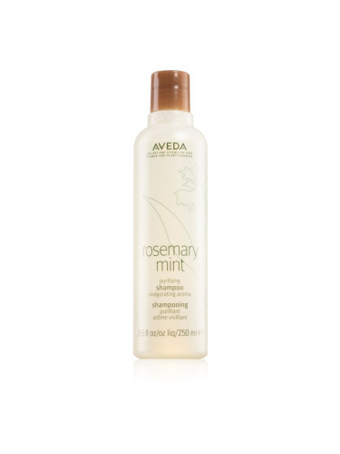 Aveda Rosemary Mint Purifying Shampoo дълбоко почистващ шампоан за блясък 250 мл.