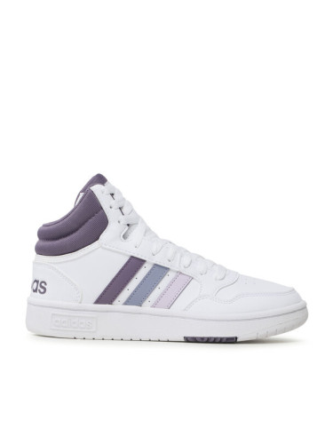 adidas Сникърси Hoops 3.0 Mid IF5306 Бял