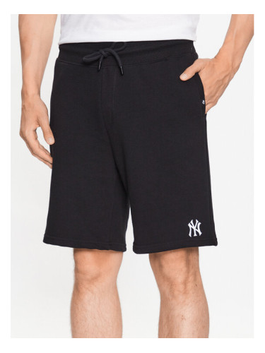 47 Brand Спортни шорти New York Yankees Base Runner Emb 47 Helix Shorts Черен Regular Fit