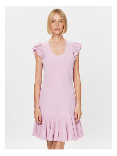 Ted Baker Плетена рокля Milasen 268210 Розов Slim Fit