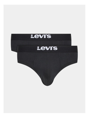 Levi's® Комплект 2 чифта слипове 37149-0803 Черен