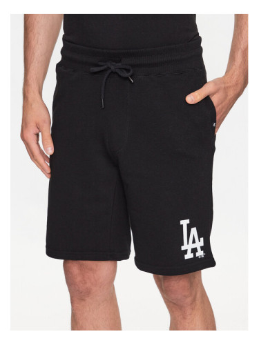 47 Brand Спортни шорти Los Angeles Dodgers Imprint 47 Helix Shorts Черен Regular Fit
