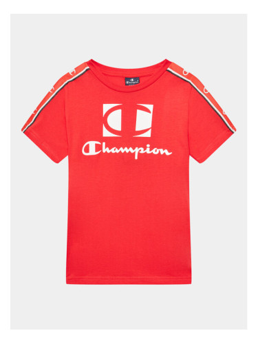 Champion Тишърт 306326 Червен Regular Fit