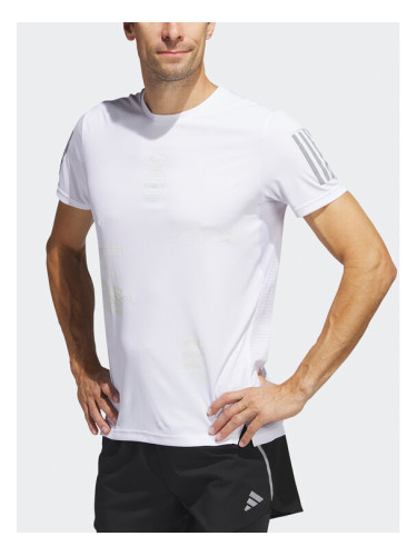 adidas Тишърт Run for the Oceans T-Shirt IC0215 Бял