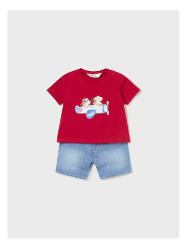 Mayoral Комплект тишърт и панталонки 1268 Цветен