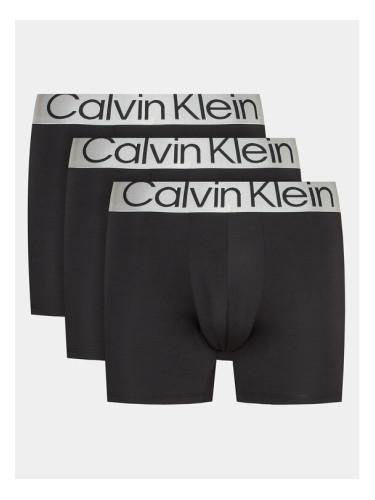 Calvin Klein Underwear Комплект 3 чифта боксерки 000NB3075A Черен