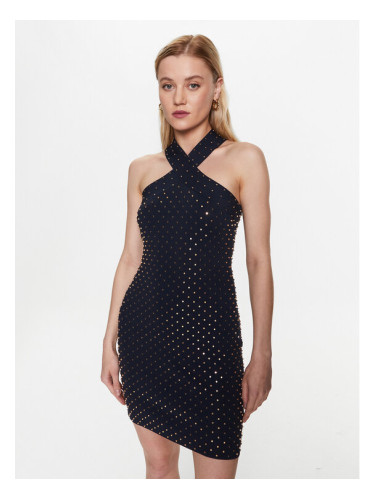 MICHAEL Michael Kors Коктейлна рокля MS381MI5EU Тъмносин Bodycon Fit