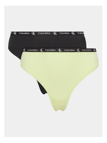 Calvin Klein Underwear Комплект 2 чифта прашки 000QD3990E Цветен