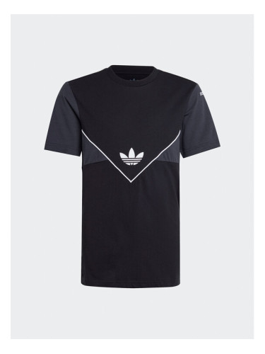 adidas Тишърт Adicolor T-Shirt IC6243 Черен Regular Fit