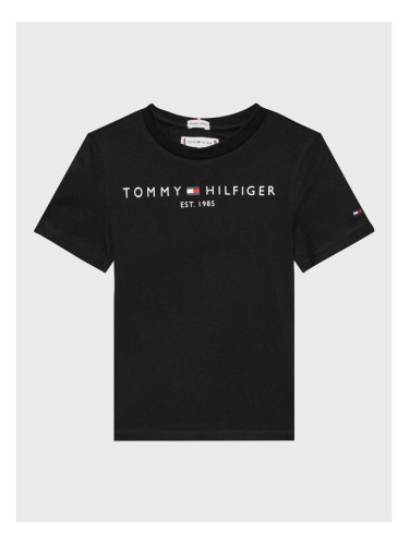 Tommy Hilfiger Тишърт Essential KS0KS00210 M Черен Regular Fit