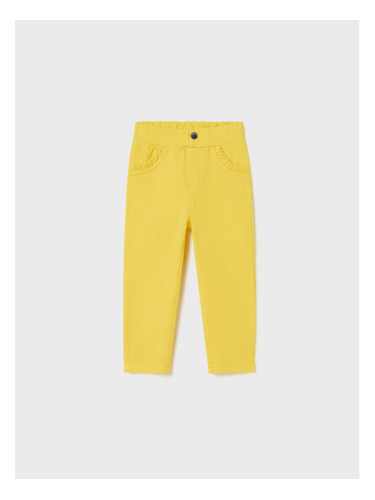 Mayoral Текстилни панталони 550 Жълт