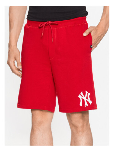 47 Brand Спортни шорти New York Yankees Imprint 47 Helix Shorts Червен Regular Fit