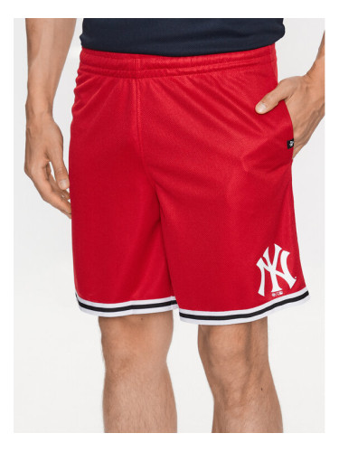 47 Brand Спортни шорти New York Yankees Back Court 47 Grafton Shorts Червен Regular Fit