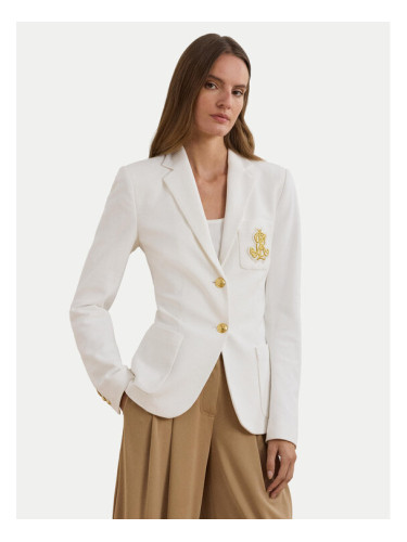 Lauren Ralph Lauren Сако Spsu20 200797305 Бял Regular Fit