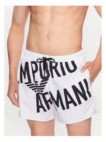 Emporio Armani Underwear Плувни шорти 211740 3R424 93410 Бял Regular Fit